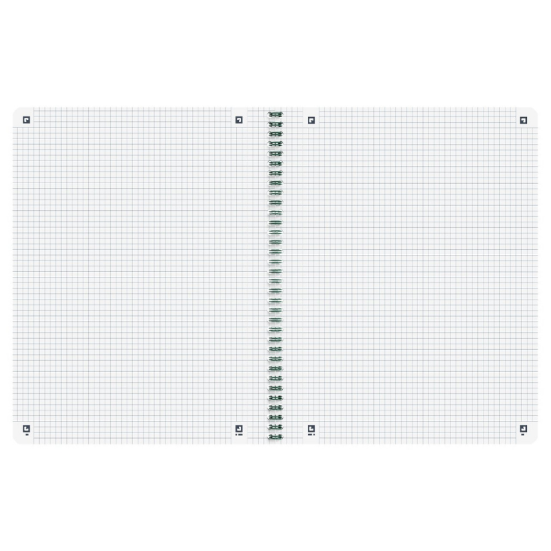 Caiet Oxford Origins A4+ 70 file spira dubla patratele, verde [2]