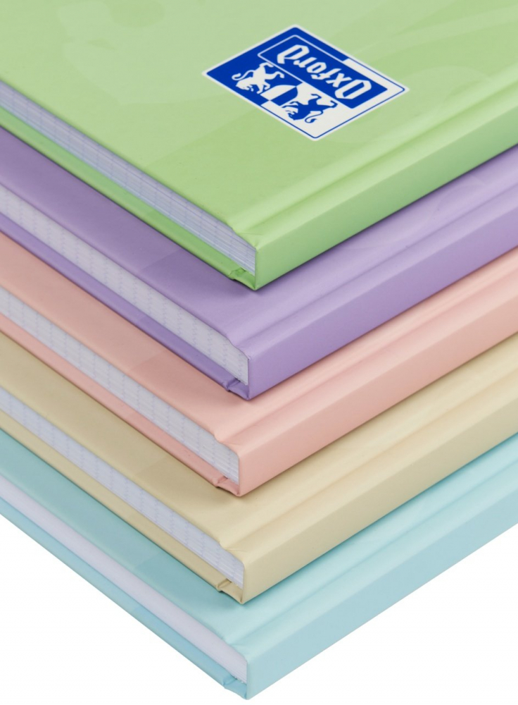 Caiet dictando Oxford Touch Pastel, A5 96 file, hartie Optik 90g/mp, diverse culori pastel [8]