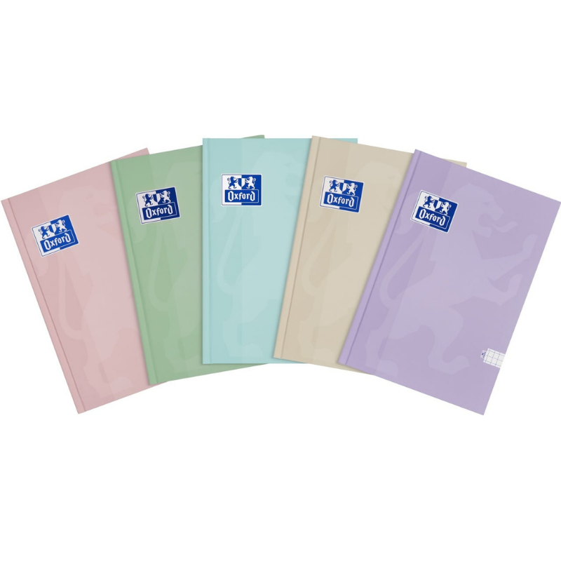 Caiet Oxford Touch Pastel A5 96 file patratele, diverse culori pastel [7]