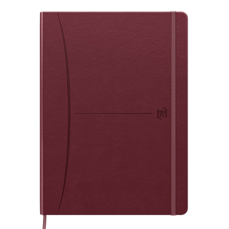 Caiet premium cu elastic Oxford Signature B5 80 file patratele, diverse culori [10]