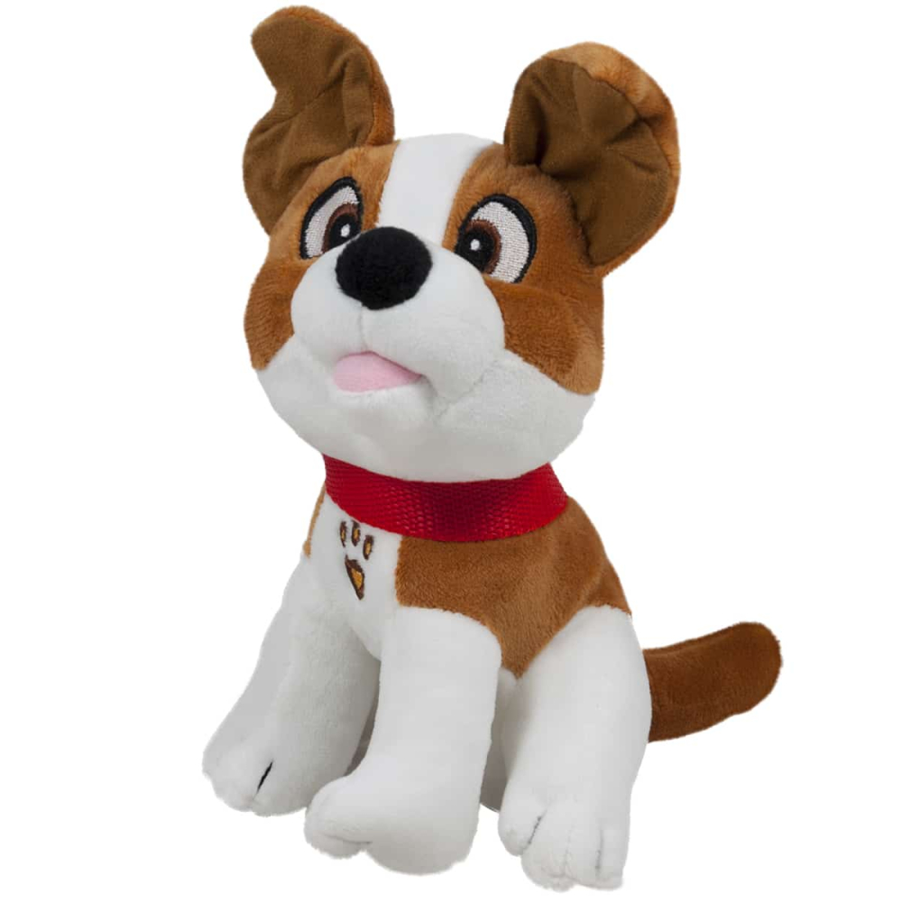 Jucarie de plus Caine maro/alb 28 cm [1]