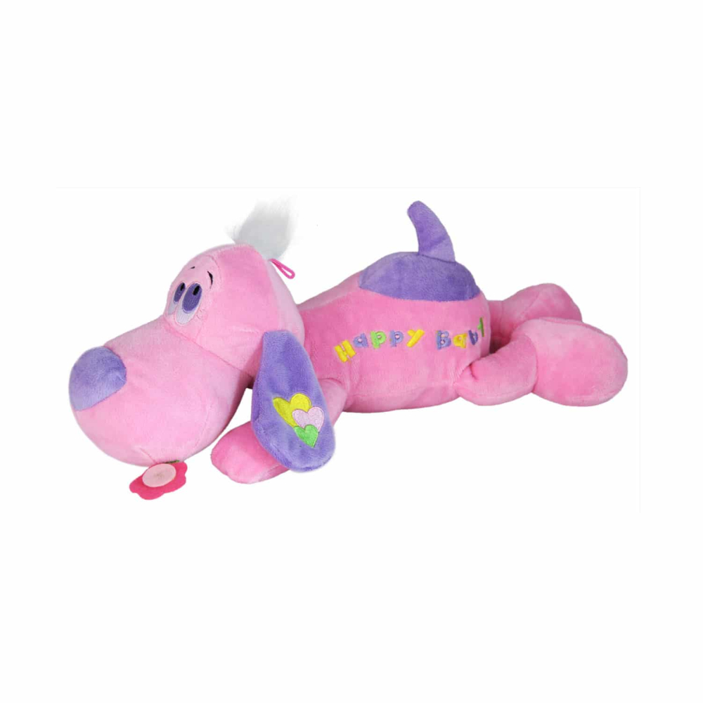 Jucarie de plus Caine roz 29 cm [1]