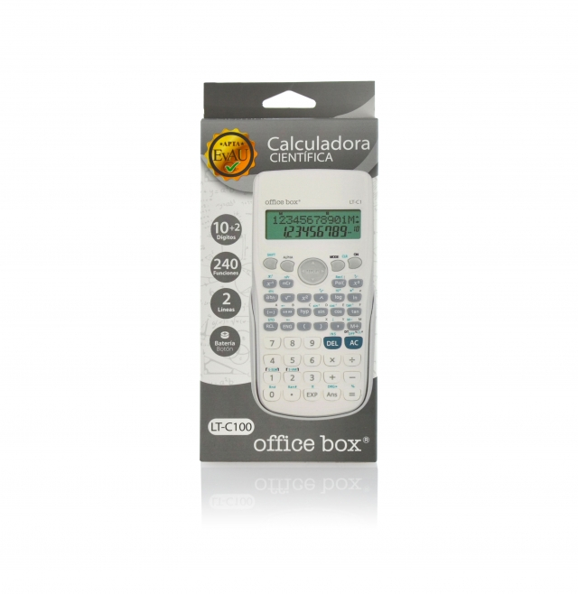Calculator stiintific 10+2 digits 240 functii alb Office Box [2]