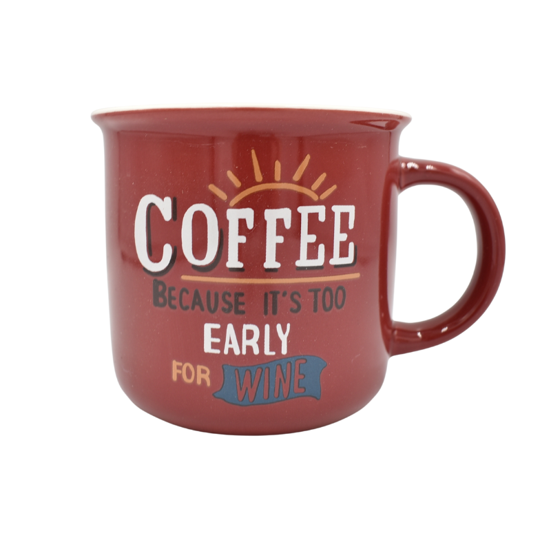 Cana ceramica 390 ml Just Coffee cu mesaje in cutie cadou [2]