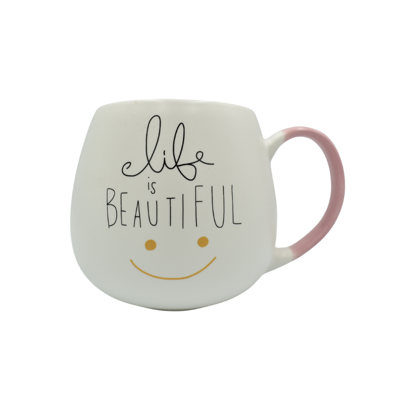Cana ceramica 400 ml cu mesaje pozitive [2]