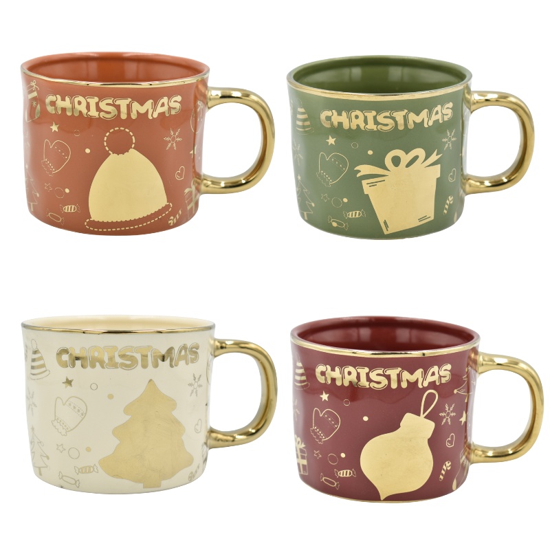 Cana din ceramica 400 ml motive Craciun [1]