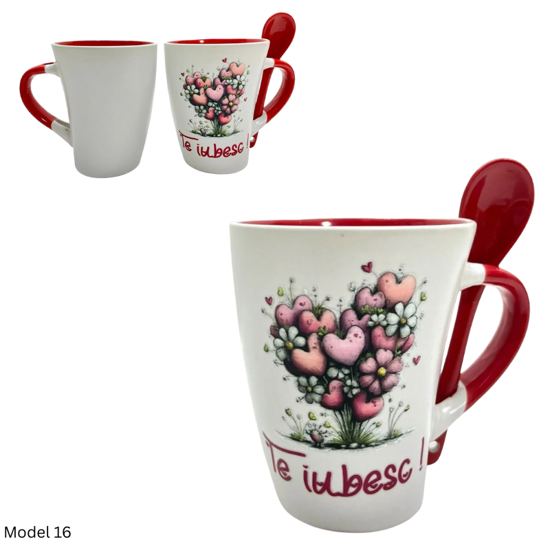 Cana ceramica 9x11 cm Valentine's Day diverse mesaje [16]