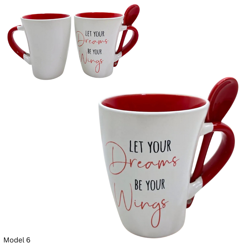 Cana ceramica 9x11 cm Valentine's Day diverse mesaje [6]