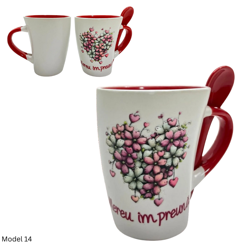 Cana ceramica 9x11 cm Valentine's Day diverse mesaje [14]