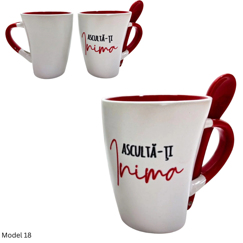 Cana ceramica 9x11 cm Valentine's Day diverse mesaje [18]