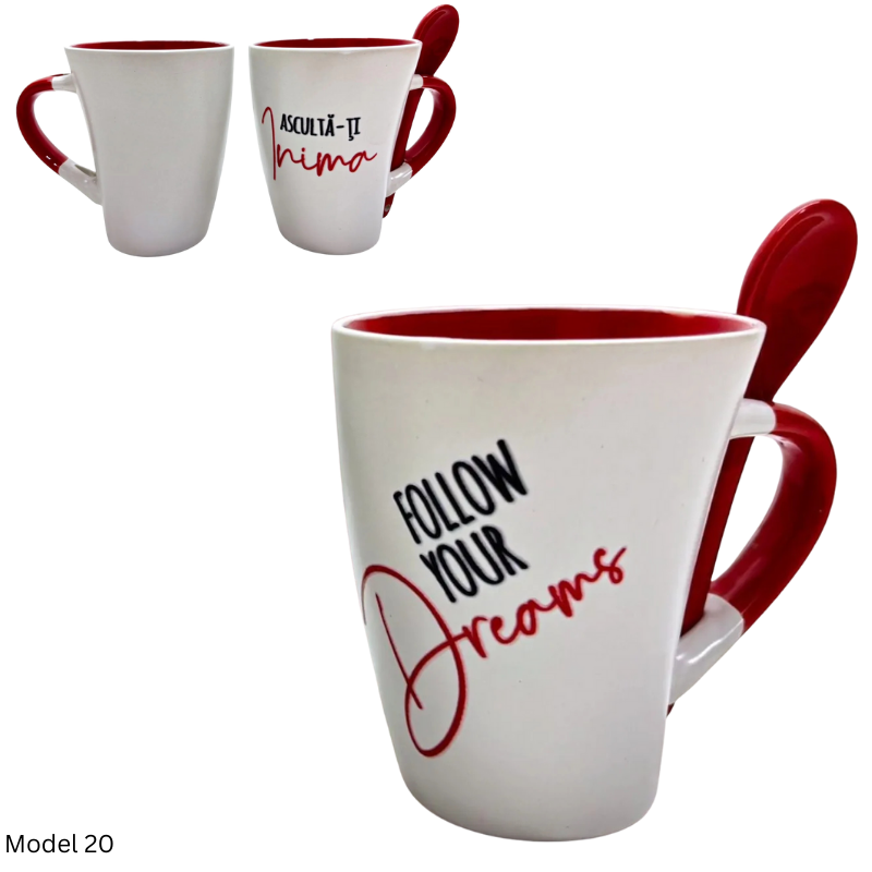 Cana ceramica 9x11 cm Valentine's Day diverse mesaje [20]