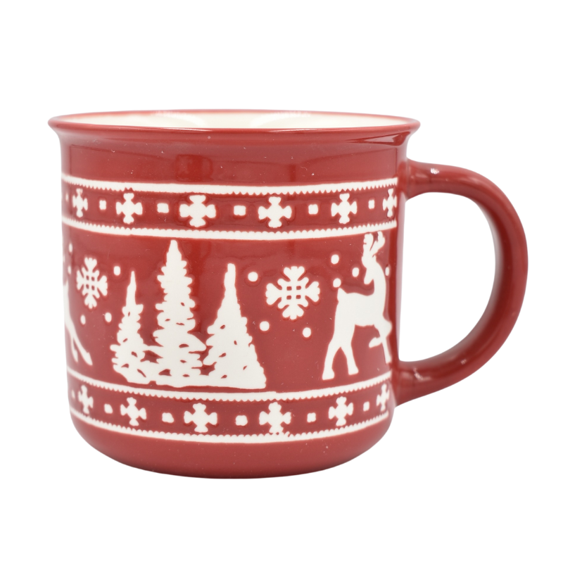 Cana din ceramica 350 ml motive Craciun [2]