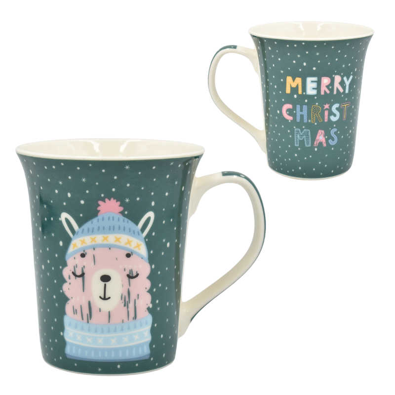 Cana Craciun 350 ml ceramica in cutie decorativa [2]