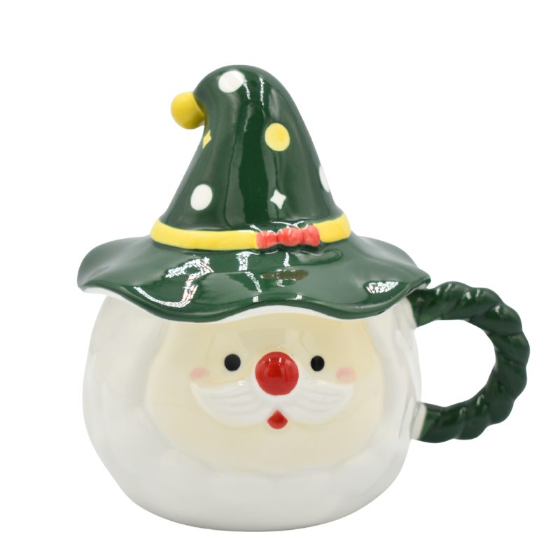 Cana din ceramica cu capac 380 ml [2]