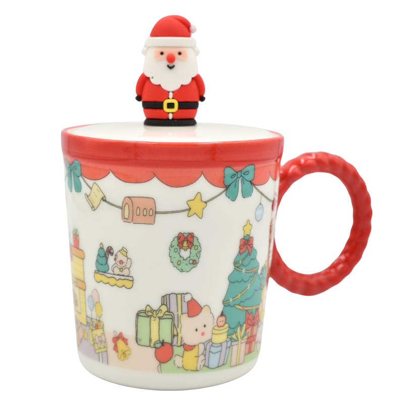 Cana din ceramica cu capac 420 ml [2]