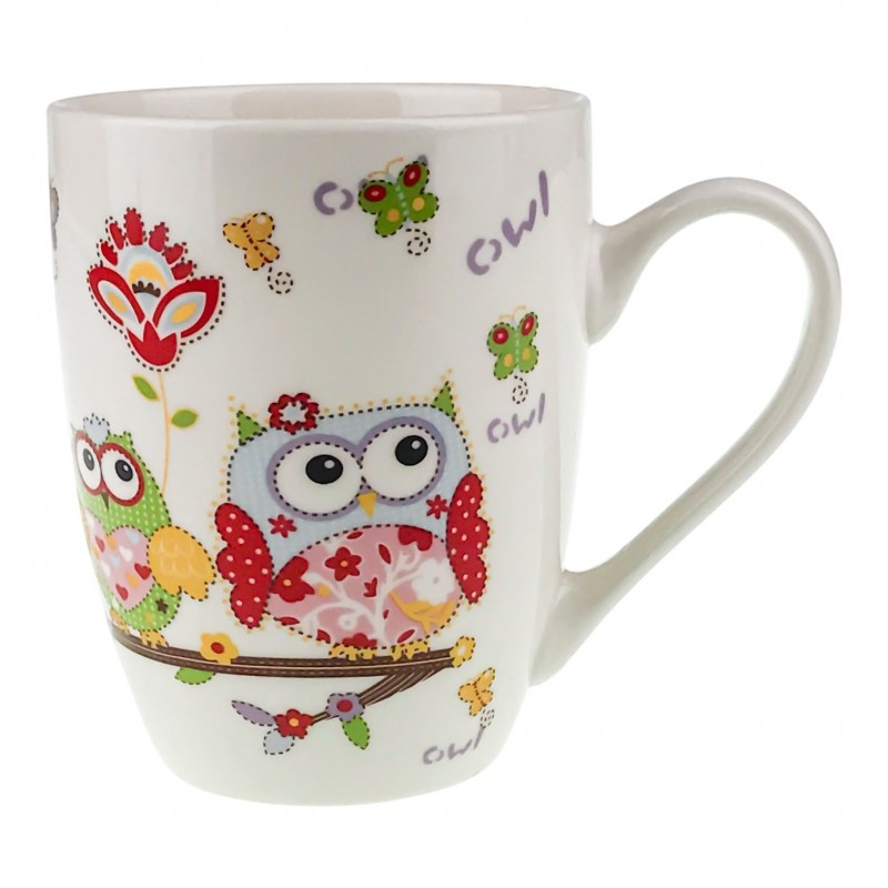 Cana ceramica 9x11 cm Bufnita [3]