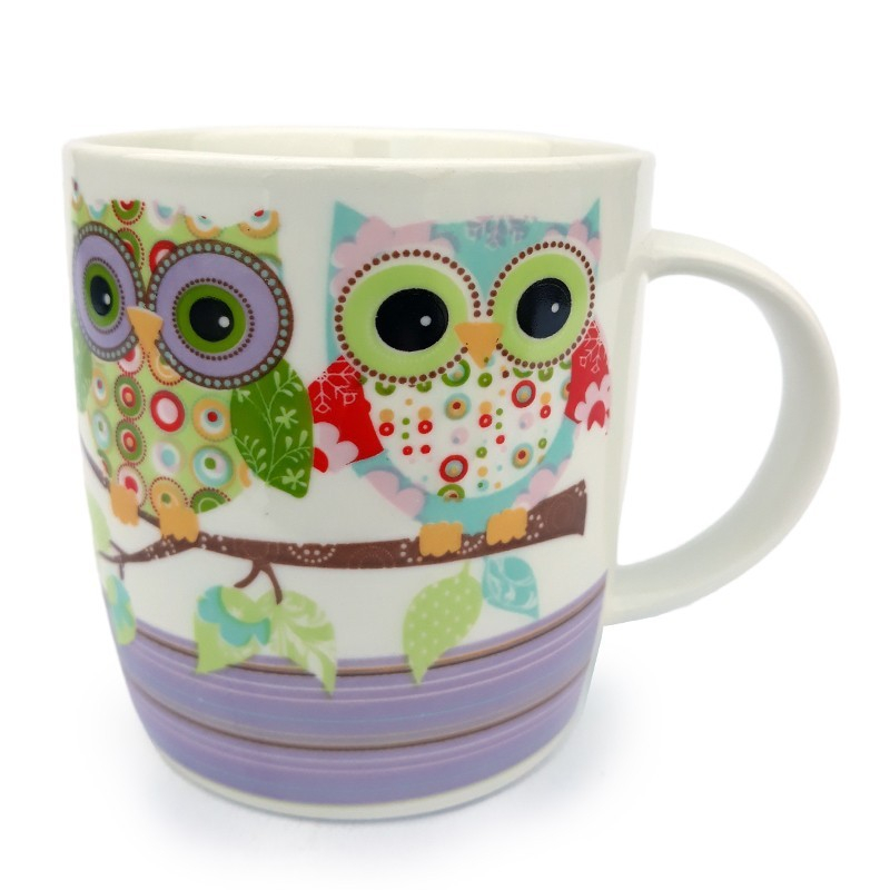 Cana ceramica 9x10 cm Bufnita [2]