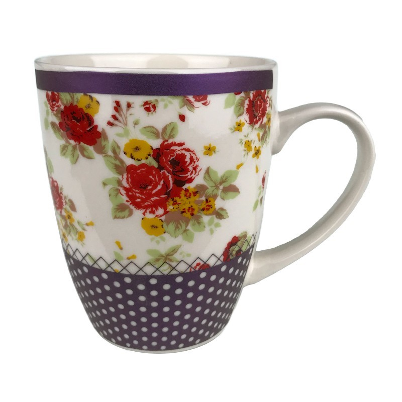 Cana ceramica 8x10 cm Flori [5]