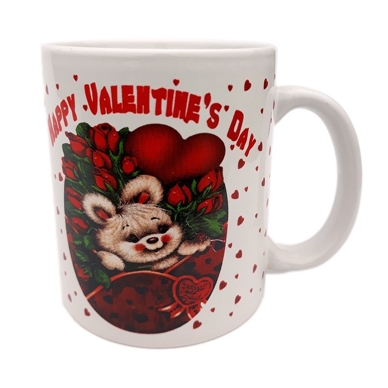 Cana ceramica 8x10 cm Ursuleti si inimi [3]