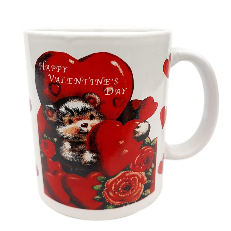 Cana ceramica 8x10 cm Ursuleti si inimi [4]