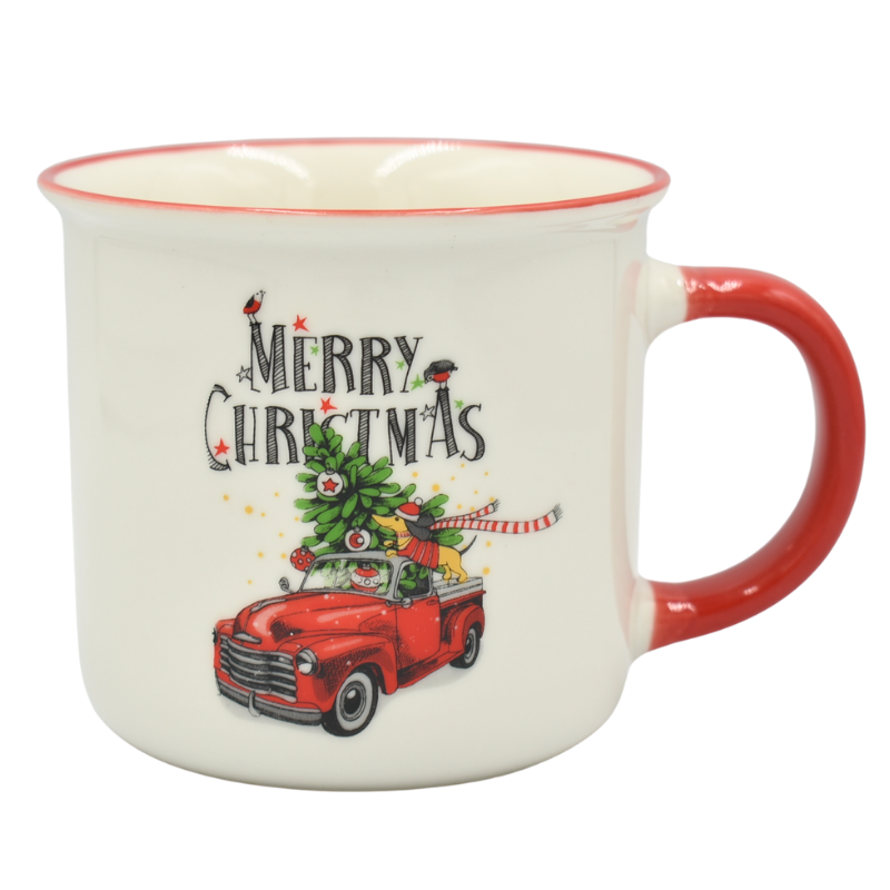 Cana din ceramica 350 ml motiv Craciun [2]