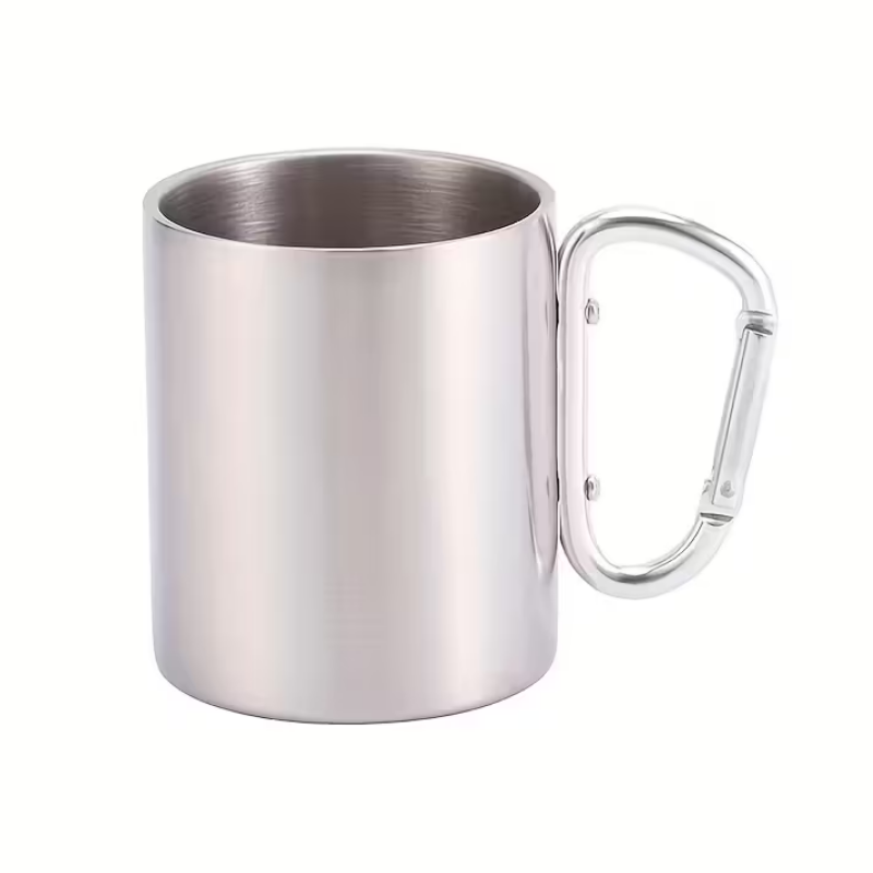 Cana inox cu carabiniera 300 ml [1]
