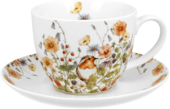 Cana jumbo din portelan 470 ml Wild Bird in cutie decorativa [2]