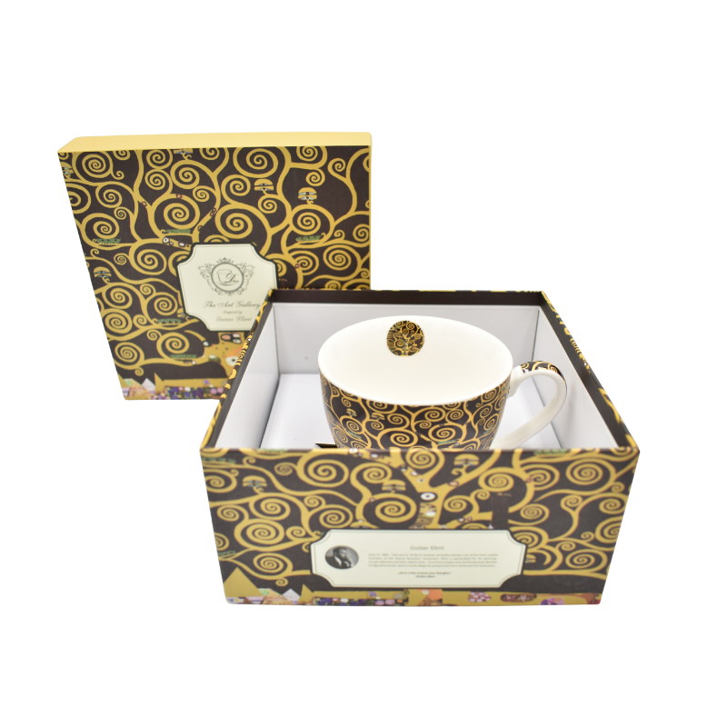 Cana portelan cu farfurie 250 ml Tree of Life [2]