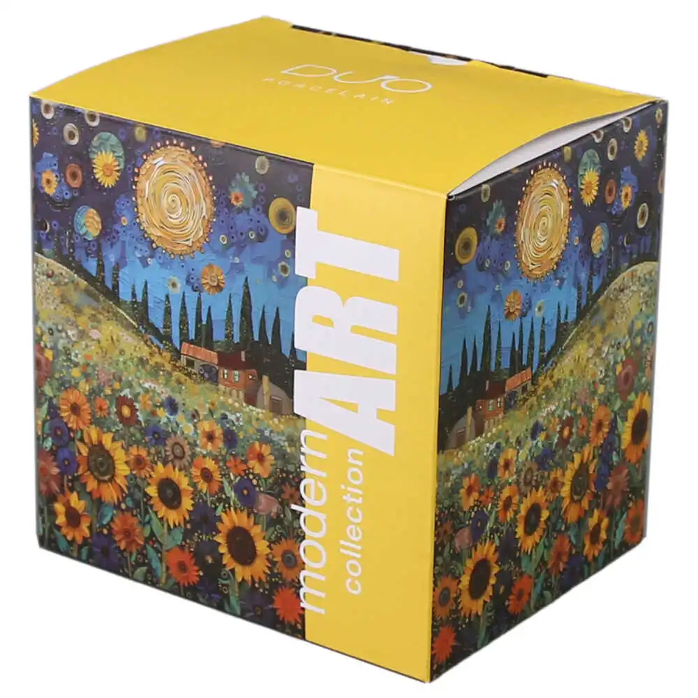 Cana portelan cu infuzor metalic si capac 450 ml „Sunflower Field” [2]