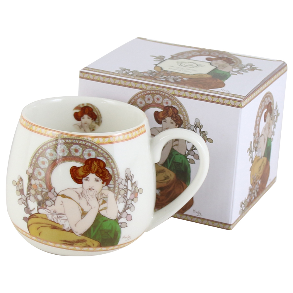 Cana portelan 430 ml in cutie decorativa [1]