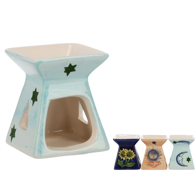 Candela aromaterapie din ceramica diverse culori [1]