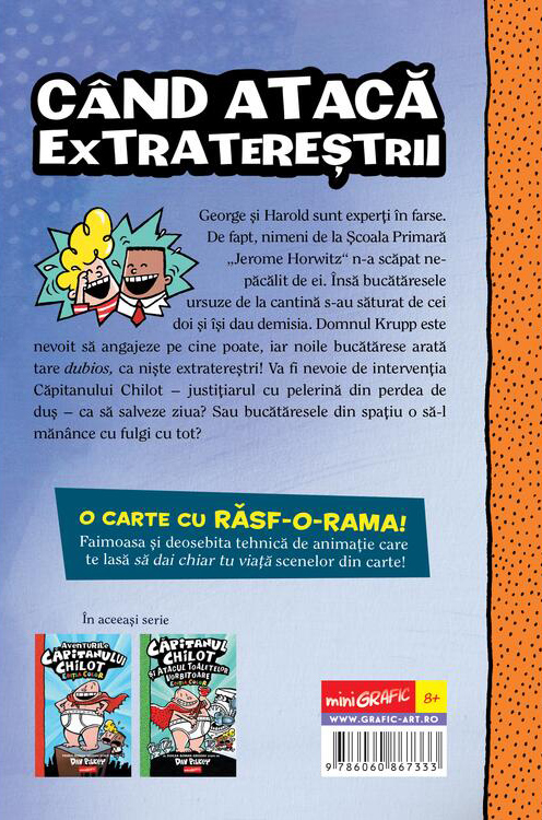 Capitanul Chilot si Invazia Bucatareselor Incredibil de Obraznice din Spatiu - Dav Pilkey [2]