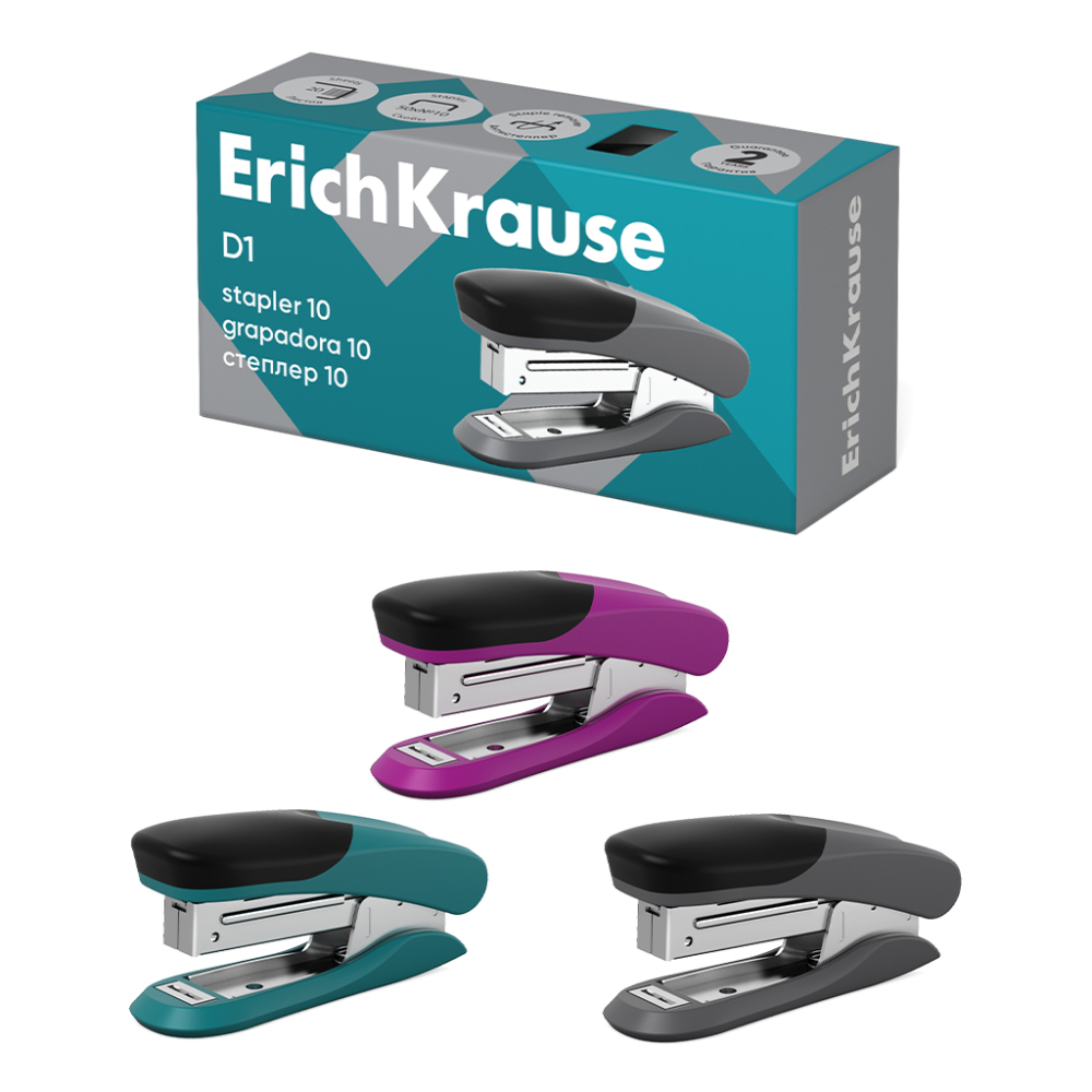 Capsator nr. 10 ErichKrause D1 pana la 20 coli diverse culori [2]