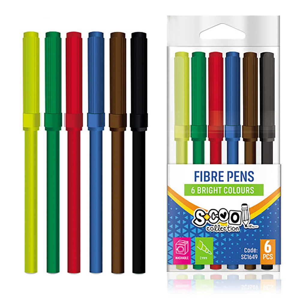 Carioca 6 culori varf 2 mm S-COOL [1]