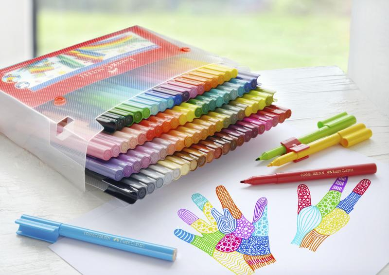 Carioca 80 culori Connector cutie cadou Faber-Castell [3]