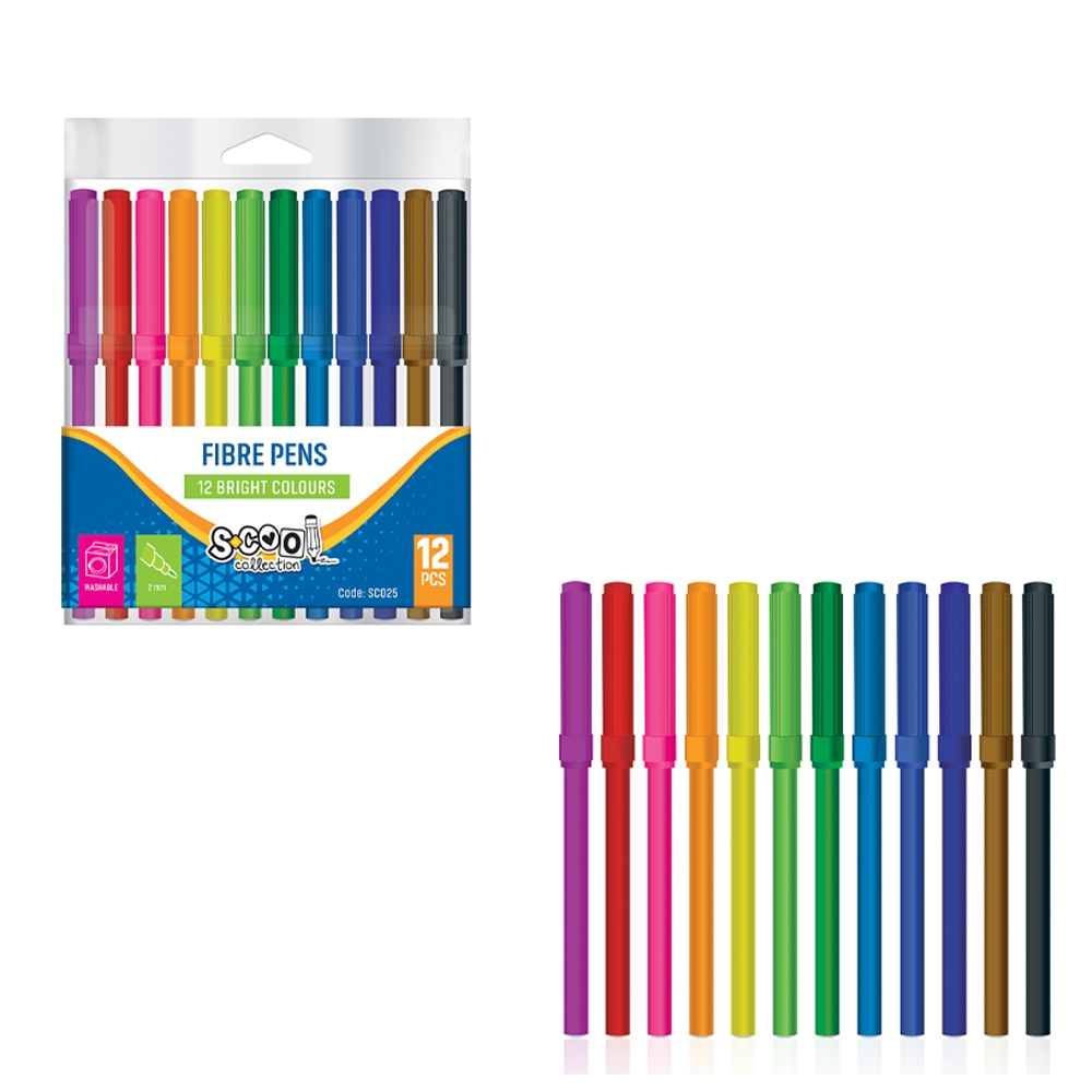 Carioci varf rotund 2mm 12 Culori [2]