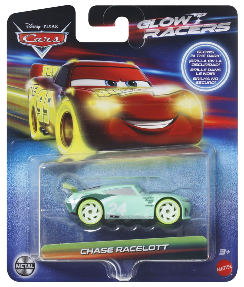 CARS GLOW RACERS MASINUTA METALICA CHASE RACELOTT SCARA 1 LA 55 [1]