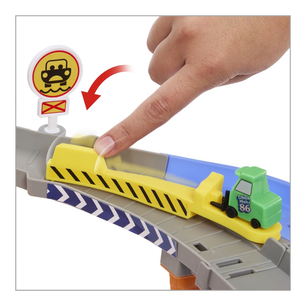 CARS RACE AND RESCUE SET DE JOACA CURCUIT DE SALVARE SI 3 MASINUTE METALICE [8]