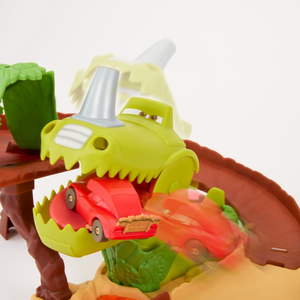 CARS SET DE JOACA DINO SI MASINUTA CAVE FULGER MCQUEEN [6]