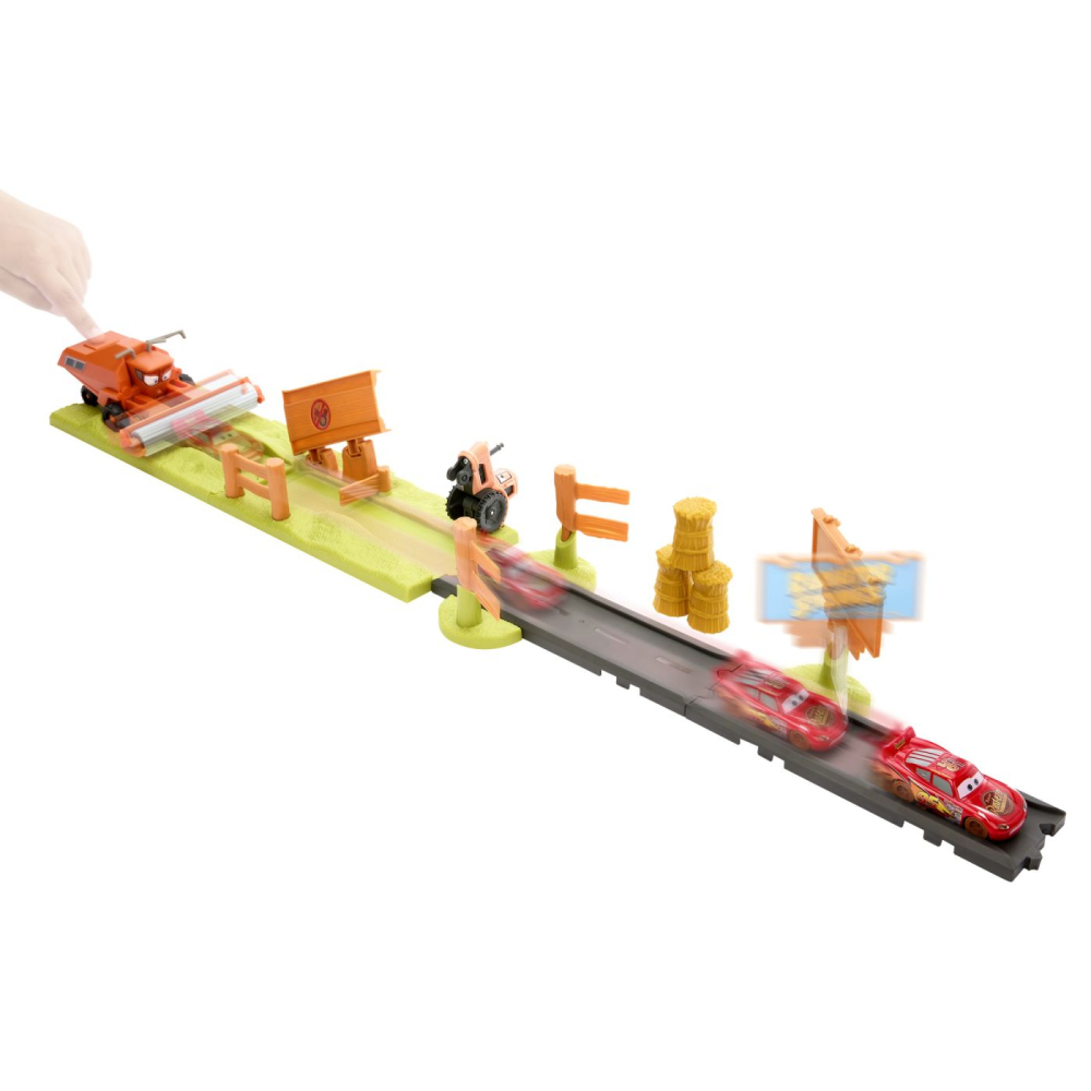CARS SET DE JOACA PISTA DE ACROBATII FRANK ESCAPE SI STUNT RACE [4]