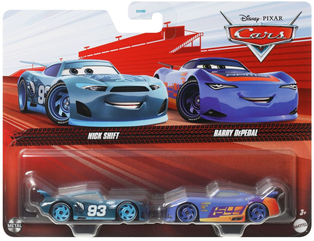 CARS3 SET 2 MASINUTE METALICE NICK SHIFT SI BARRY DEPEDAL [1]