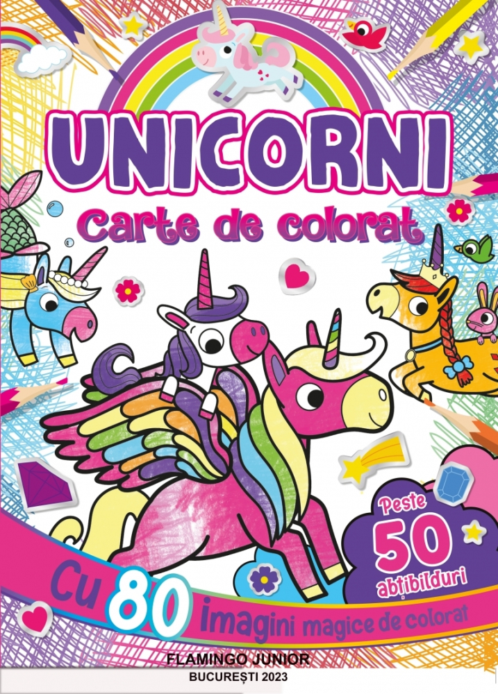 Unicorni - Carte de colorat [1]