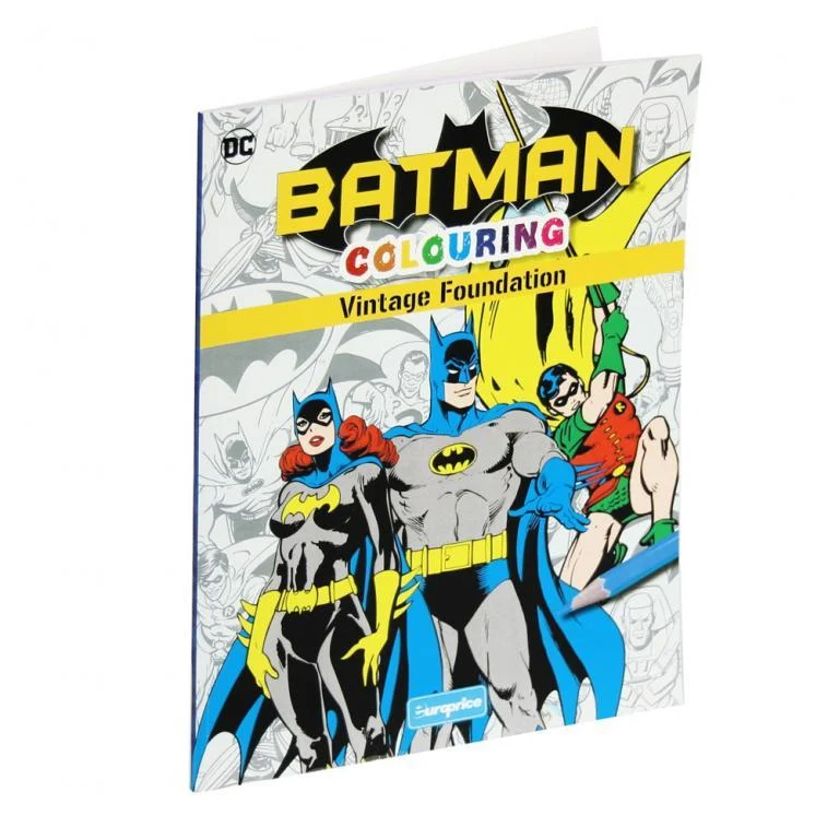 Carte de colorat Batman Vintage Foundation [1]