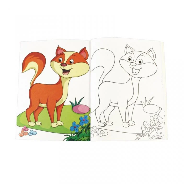 Carte de colorat Colorful Animals - Animale Salbatice [2]