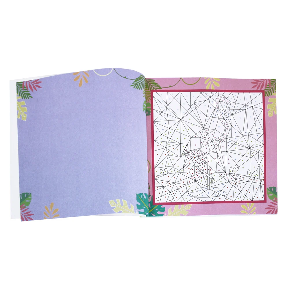 Carte de colorat Colorful Spots Pasari [2]