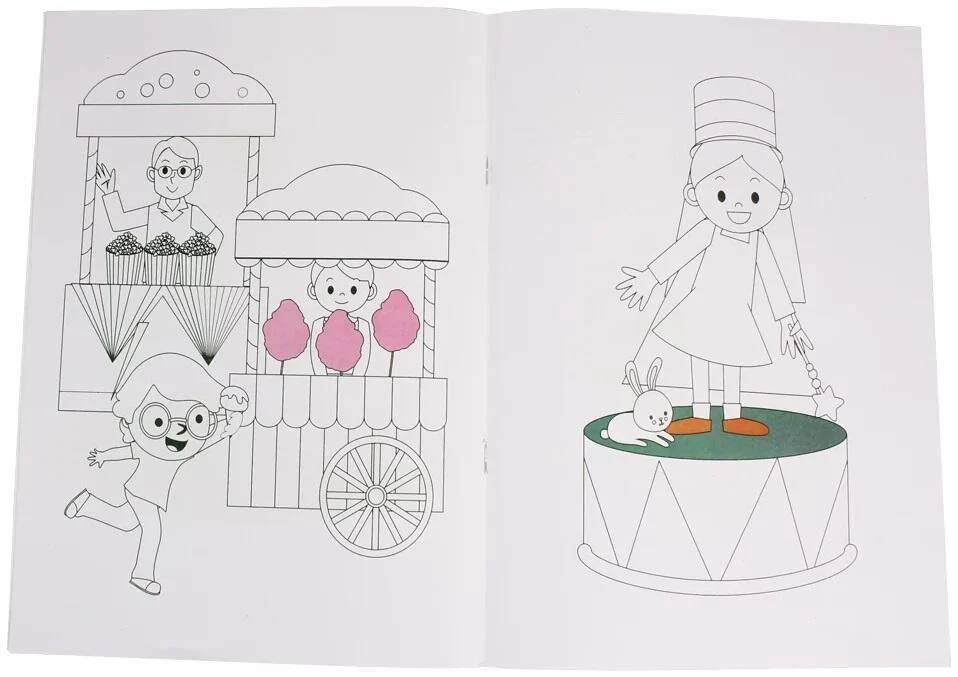 Carte de colorat Colorfun Carnival [2]