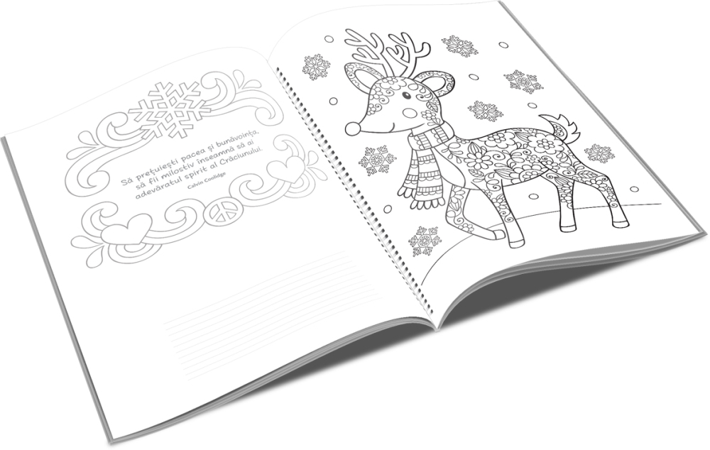 Carte de colorat si activitati Craciun - Jess Volinski [2]