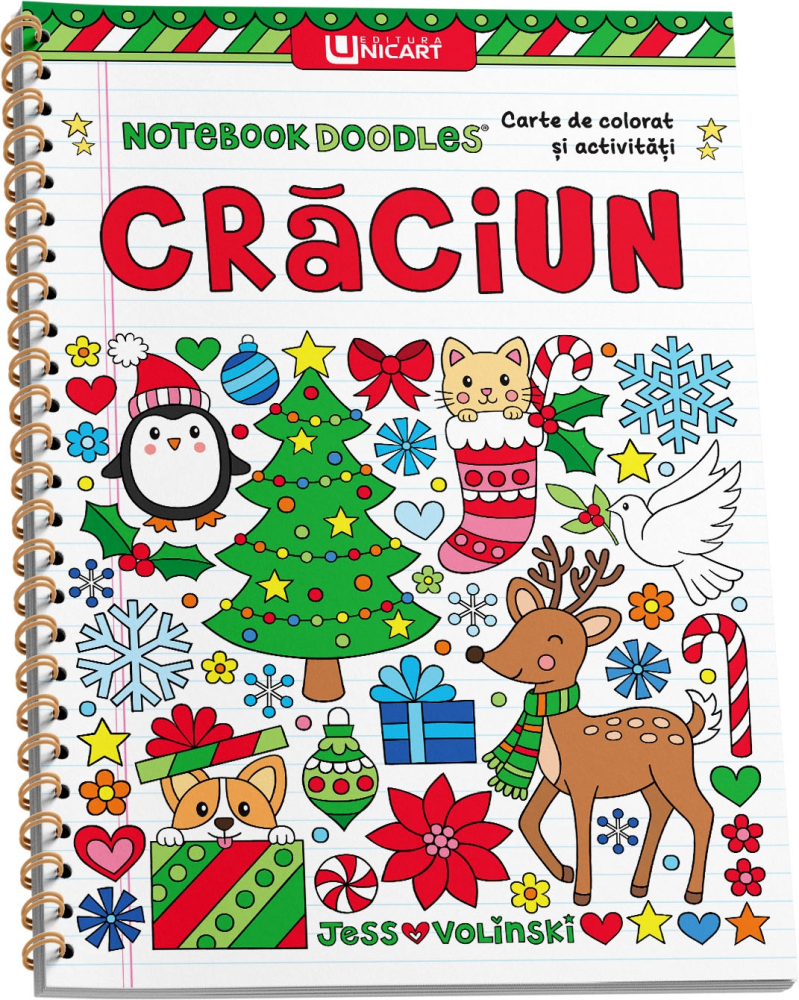 Carte de colorat si activitati Craciun - Jess Volinski [1]