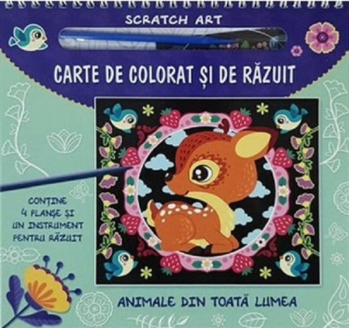 Carte de colorat si de razuit Animale din toata lumea [1]