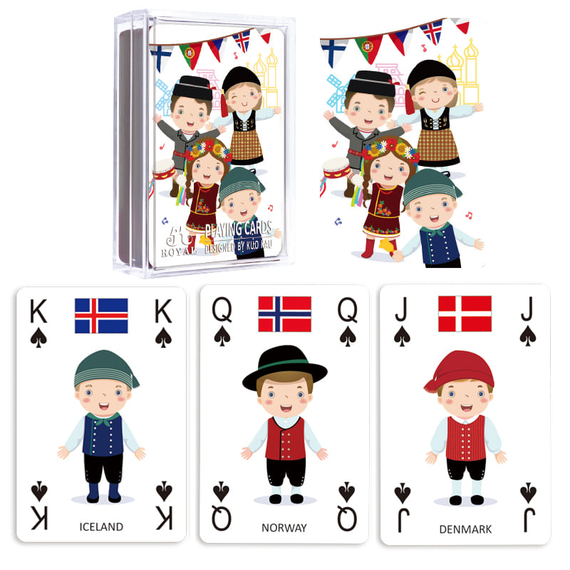 Carti de joc Royal din plastic educative 3in1 Invata despre tarile Europei [2]